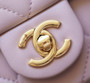 CHANEL FALL-WINTER 2024/25   SMALL FLAP BAG PURPLE
