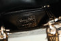 Christian Dior Mini Lady Dior handbag in Black Crocodile