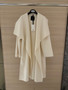 Colombo WHITE DOUBLE CASHMERE COAT Colombo WHITE DOUBLE CASHMERE COAT