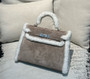 Hermes "Teddy" Mini Kelly Pluch II 20 Etoupe