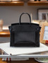 Hermes Birkin à l’envers 35 Barenia Faubourg All Black 2025