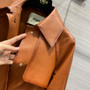 Fendi Blouson Brown leather jacket