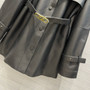 Fendi Blouson Black leather jacket