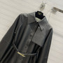 Fendi Blouson Black leather jacket