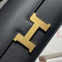 Hermès Constance Elan handbag in Black Epsom with Gold Hardware