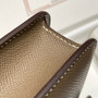 Hermès Constance Elan handbag in Etoupe Epsom with Palladium Hardware