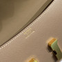 Hermès Constance Elan handbag in Etoupe Epsom with Gold Hardware