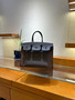Hermes Birkin à l’envers 35 Barenia Faubourg All Brown 2025