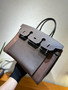 Hermes Birkin à l’envers 35 Barenia Faubourg All Brown 2025