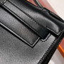 Hermès Limited Edition So-Black Mini Kelly Pochette Box Calf Leather  Hermès Limited Edition So-Black Mini Kelly Pochette Box Calf Leather
