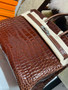 Hermes Birkin Bag 35 In Mile Niloticus Crocodile with Palladium hardware