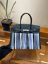  [Exclusive] Hermes Birkin 25 Bag HSS Black Multi Colour Fringe Limited Edition