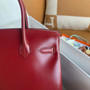Hermes Rouge Grenat Birkin 30 Box Calf Palladium Hardware 