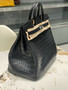 Hermes Black Birkin 40 in Porosus  Crocodile with Palladium hardware