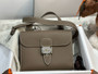 Hermes Sac a depeches 21 bag Etoupe Togo Leather