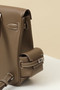 HERMÈS KELLY JUMP BAG ETOUPE SWIFT LEATHER  PALLADIUM HARDWARE