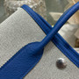 HERMÈS GARDEN PARTY MINI TOTE BLUE  HERMÈS GARDEN PARTY MINI TOTE BLUE