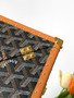 Goyard Dé Trunk Bag Metallic Black & Tan Goyard Dé Trunk Bag Metallic Black & Tan