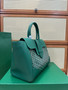 Goyard Saigon Tote Green Goyardine Canvas Palladium Hardware Goyard Saigon Tote Green Goyardine Canvas Palladium Hardware