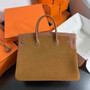 HERMES LIMITED EDITION SUEDE BIRKIN 30 BAG RARE GOLD DOBLIS GOLD HARDWARE HERMES LIMITED EDITION SUEDE BIRKIN 30 BAG RARE GOLD DOBLIS GOLD HARDWARE