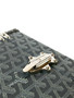 Goyard Goyardine Grey Cassette Trunk Clutch/Shoulder Bag Palladium Hardware