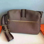 Hermes Women's Bourlingue Leather Messenger Bag Toile H/Veau Barenia
