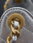 CHANEL 25 SMALL HANDBAG   Metallic Grained Calfskin & Gold Metal  Silvery