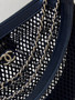 CHANEL SPRING-SUMMER 2025   CLUTCH WITH CHAIN   Mesh, Shiny Lambskin