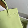 Hermès Birkin 30 cm Vert Absinthe Togo Leather Palladium Hardware 