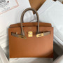 Hermès Special Order Gold/Etoupe Birkin 30 cm Epsom Leather Gold Hardware 