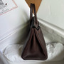 Hermes Ebony Birkin 25 cm Togo Palladium Hardware