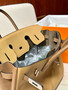 Hermès Special Order Horseshoe Birkin 35 cm Biscuit/Chestnut/Etoupe Togo Leather Palladium Hardware 