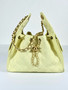 Chanel SPRING-SUMMER 2025   CHANEL 25 SMALL HANDBAG LIGHT YELLOW