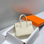 Hermès Birkin 20  Craie Togo Leather Gold Hardware