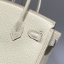Hermès Birkin 20  Craie Togo Leather Gold Hardware
