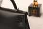 Hermes Runway Spring  2025 Mini Kelly Pampilles Black Box calfskin