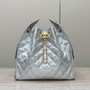CHANEL SPRING-SUMMER 2025   CHANEL 25  SILVER MEDIUM HANDBAG