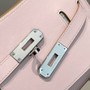 Hermès Jypsiere Mini Mauve Pale Swift Paladium Hardware