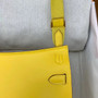 Hermès Jypsiere Mini Jaune de Naples Swift Gold Hardware