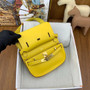 Hermès Jypsiere Mini Jaune de Naples Swift Gold Hardware