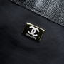 CHANEL SPRING-SUMMER 2025   CHANEL 25 BLACK MEDIUM HANDBAG