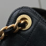 CHANEL SPRING-SUMMER 2025   CHANEL 25 BLACK MEDIUM HANDBAG