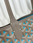 GOYARD 170 years Limited Edition  Goyardine Saint Louis Claire Voie PM Grege  Blue GOYARD 170 years Limited Edition  Goyardine Saint Louis Claire Voie PM Grege  Blue