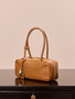 Miu Miu Beau leather bag Cognac
