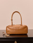 Miu Miu Beau leather bag Cognac