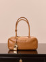 Miu Miu Beau leather bag Cognac