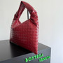  Bottega Veneta Hop Bag Red