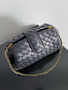 Bottega Veneta Small Lauren 1980 Dark Grey
