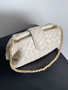 Bottega Veneta Small Lauren 1980 Chalk