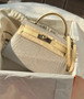 Hermes Mini Kelly II 20 Gris Perle & Vanilla HSS Matte Alligator